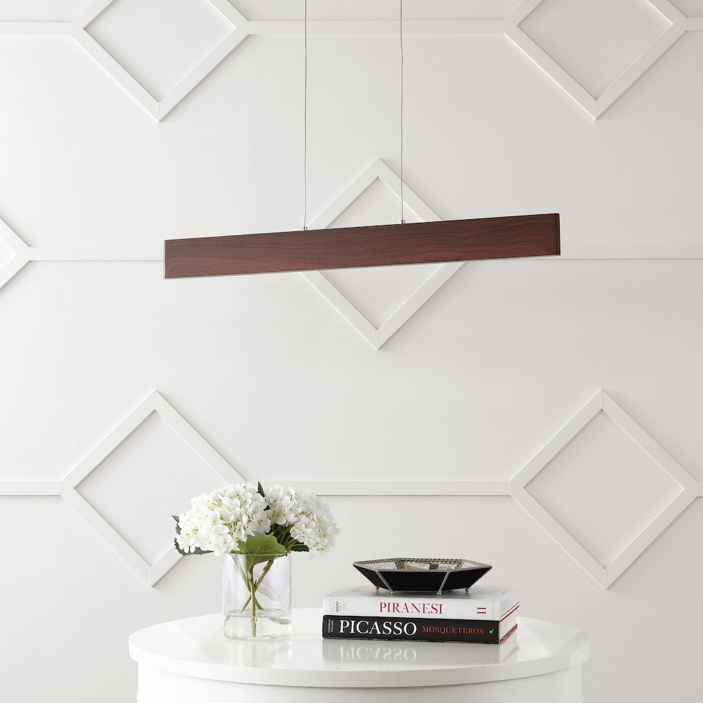 Draper Adjustable Integrated Led Metal Linear Pendant. Picture 2