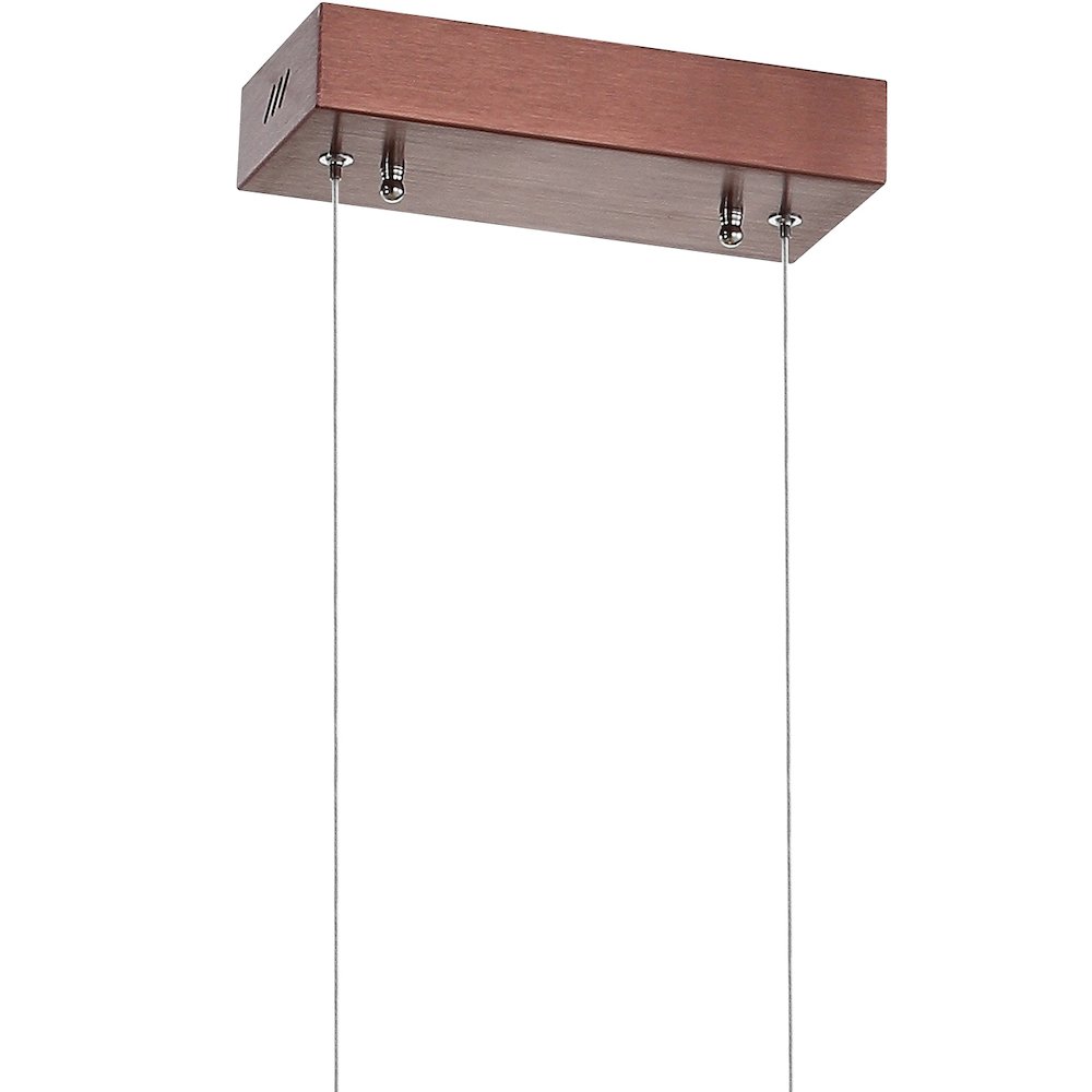 Draper Dimmable Adjustable Integrated Led Metal Linear Pendant. Picture 6