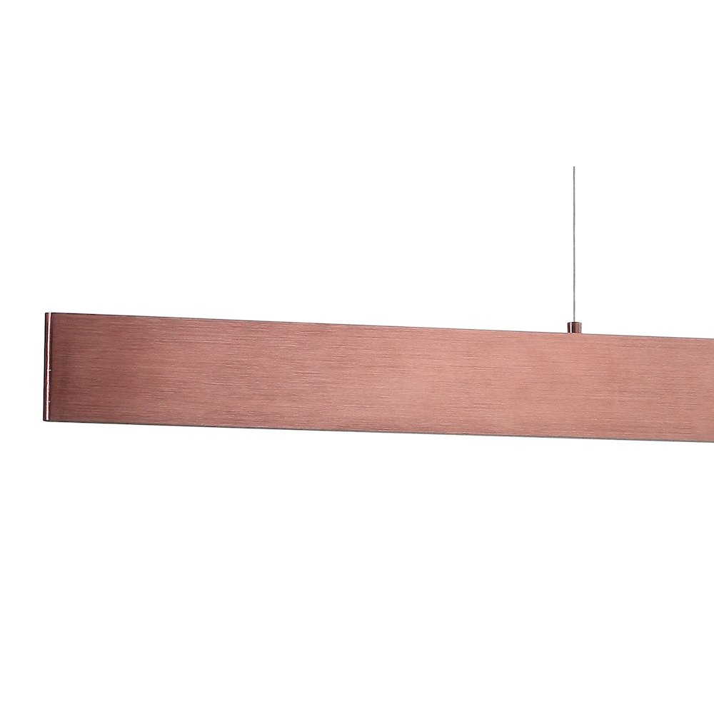 Draper Dimmable Adjustable Integrated Led Metal Linear Pendant. Picture 5