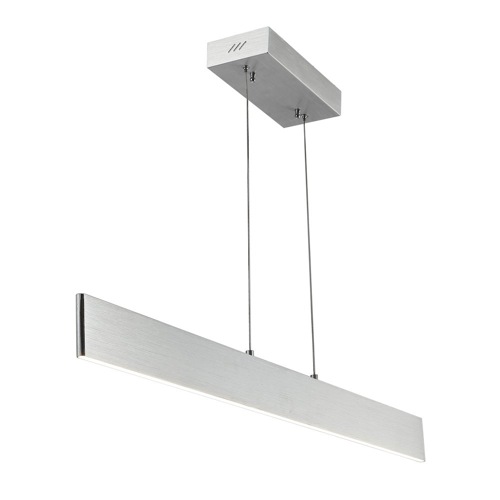Draper Dimmable Adjustable Integrated Led Metal Linear Pendant. Picture 7
