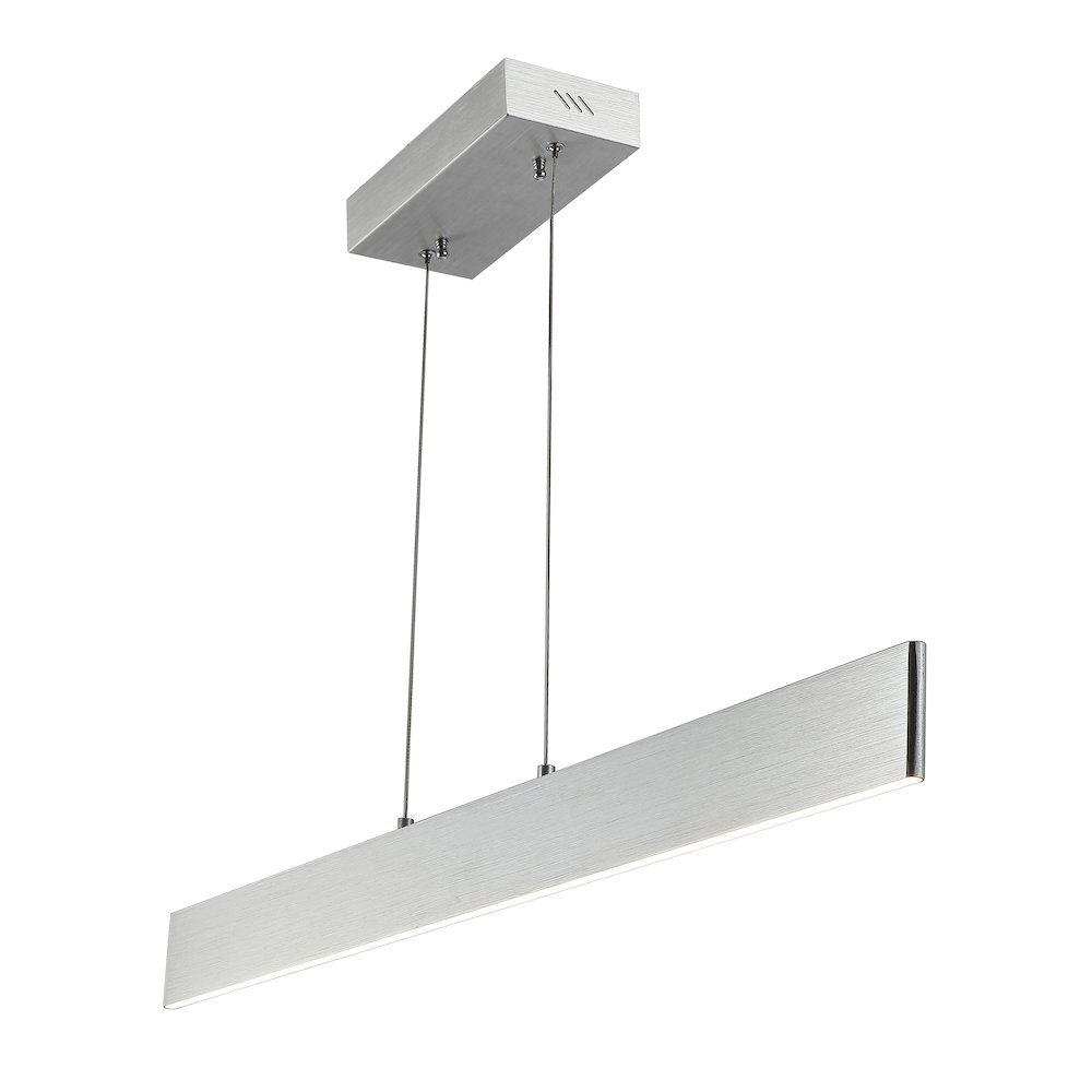 Draper Dimmable Adjustable Integrated Led Metal Linear Pendant. Picture 8