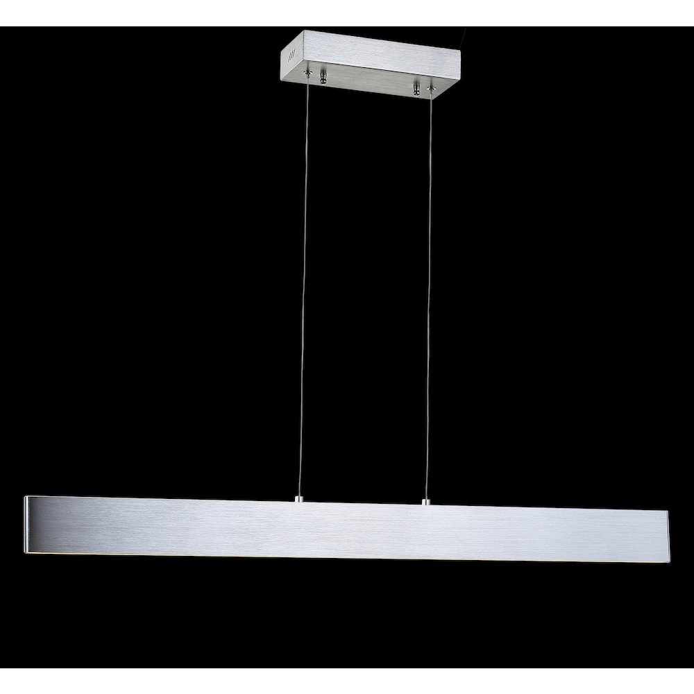 Draper Dimmable Adjustable Integrated Led Metal Linear Pendant. Picture 3