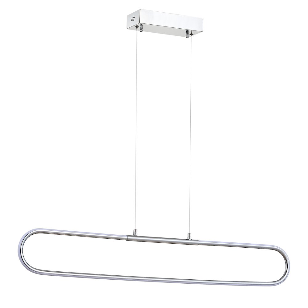 Ned Dimmable Adjustable Integrated Led Metal Linear Pendant. Picture 2