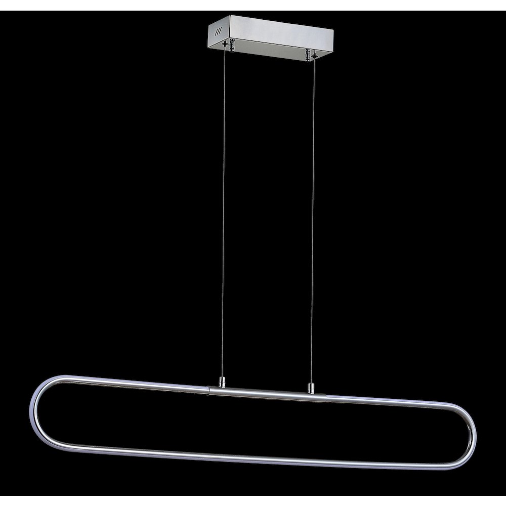 Ned Dimmable Adjustable Integrated Led Metal Linear Pendant. Picture 4