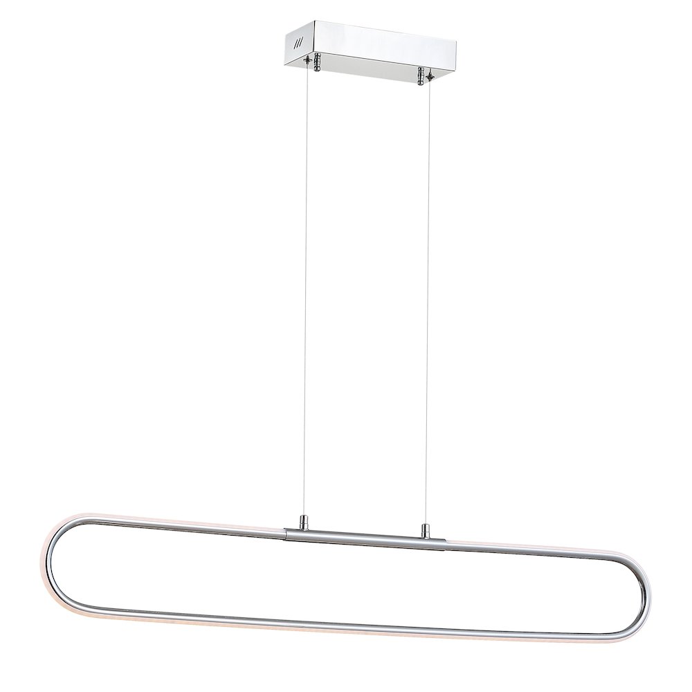Ned Dimmable Adjustable Integrated Led Metal Linear Pendant. Picture 1