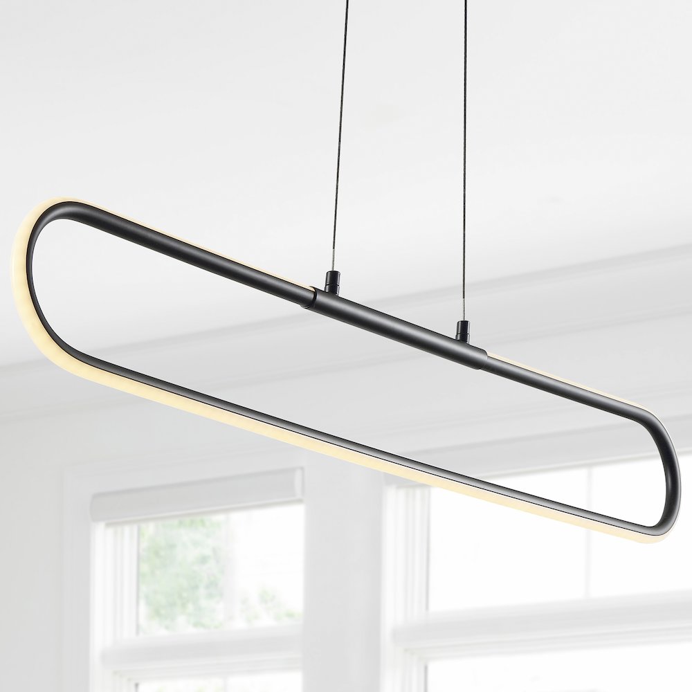 Ned Dimmable Adjustable Integrated Led Metal Linear Pendant. Picture 10