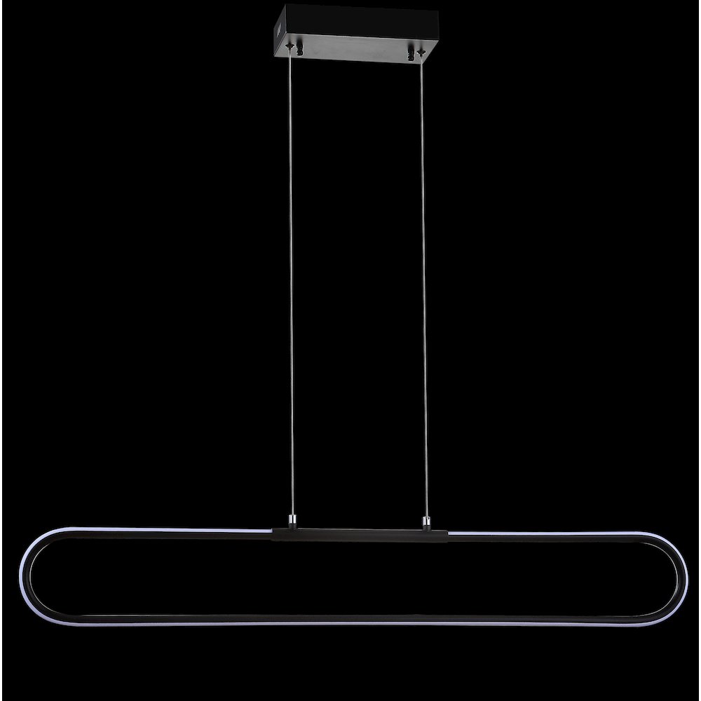 Ned Dimmable Adjustable Integrated Led Metal Linear Pendant. Picture 4