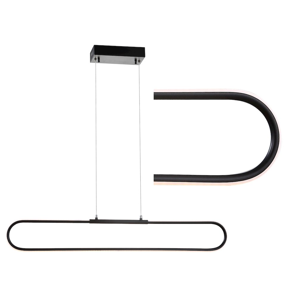 Ned Dimmable Adjustable Integrated Led Metal Linear Pendant. Picture 9