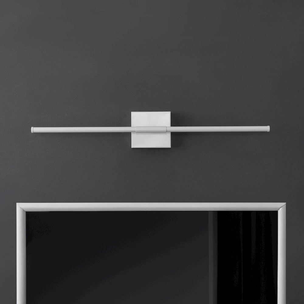 Makena Modern Minimalist Dimmable Integrated LED Metal Wall Sconce. Picture 4