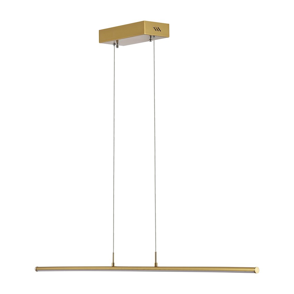 Conley Adjustable Integrated Led Metal Linear Pendant. Picture 3