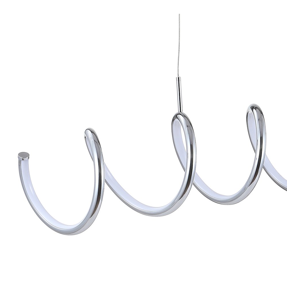 Ali Dimmable Adjustable Integrated Led Metal Linear Pendant. Picture 5