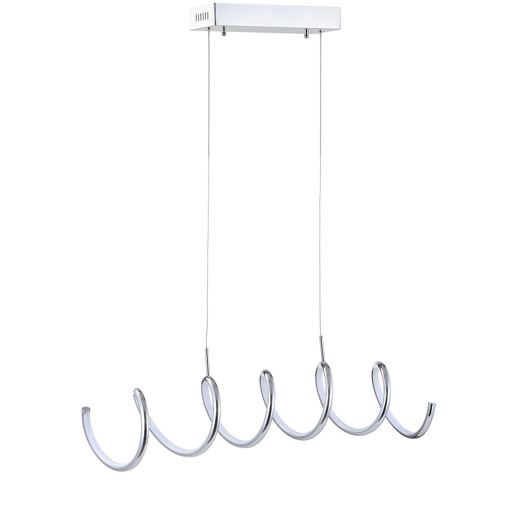 Ali Dimmable Adjustable Integrated Led Metal Linear Pendant. Picture 2