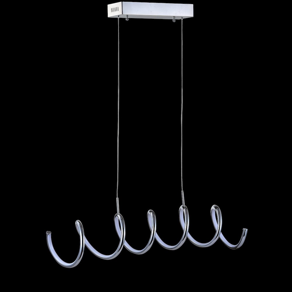 Ali Dimmable Adjustable Integrated Led Metal Linear Pendant. Picture 4