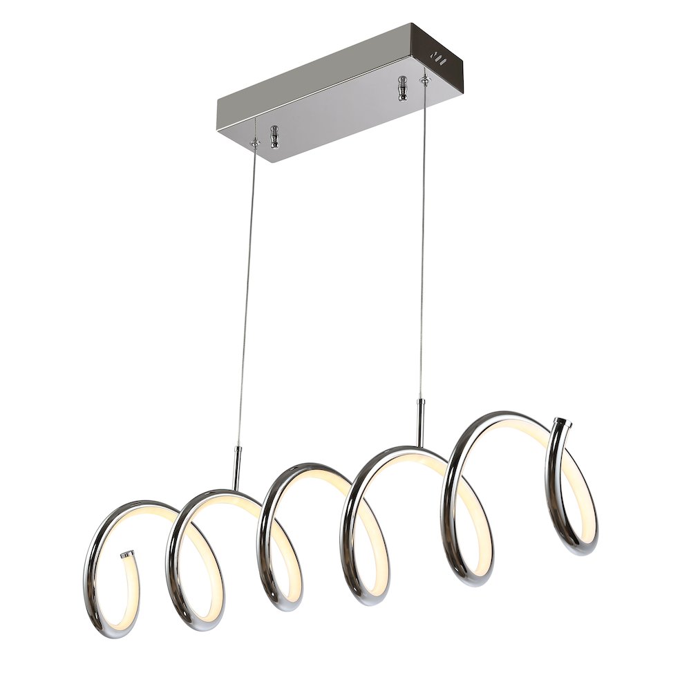 Ali Dimmable Adjustable Integrated Led Metal Linear Pendant. Picture 7