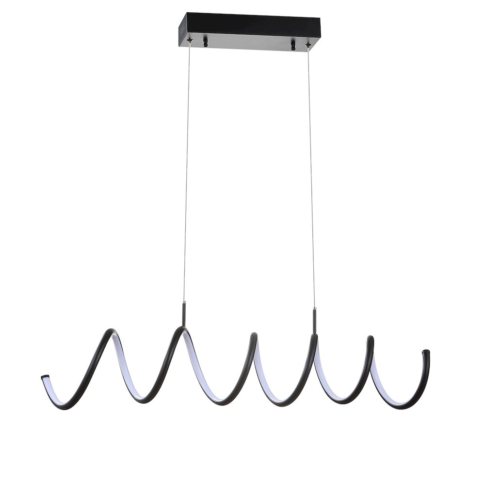 Ali Dimmable Adjustable Integrated Led Metal Linear Pendant. Picture 2
