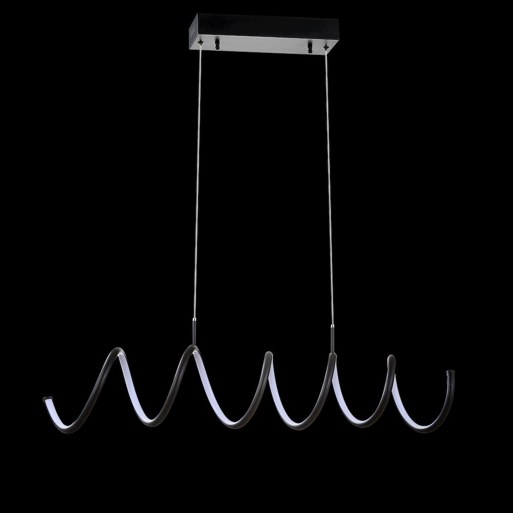Ali Dimmable Adjustable Integrated Led Metal Linear Pendant. Picture 4