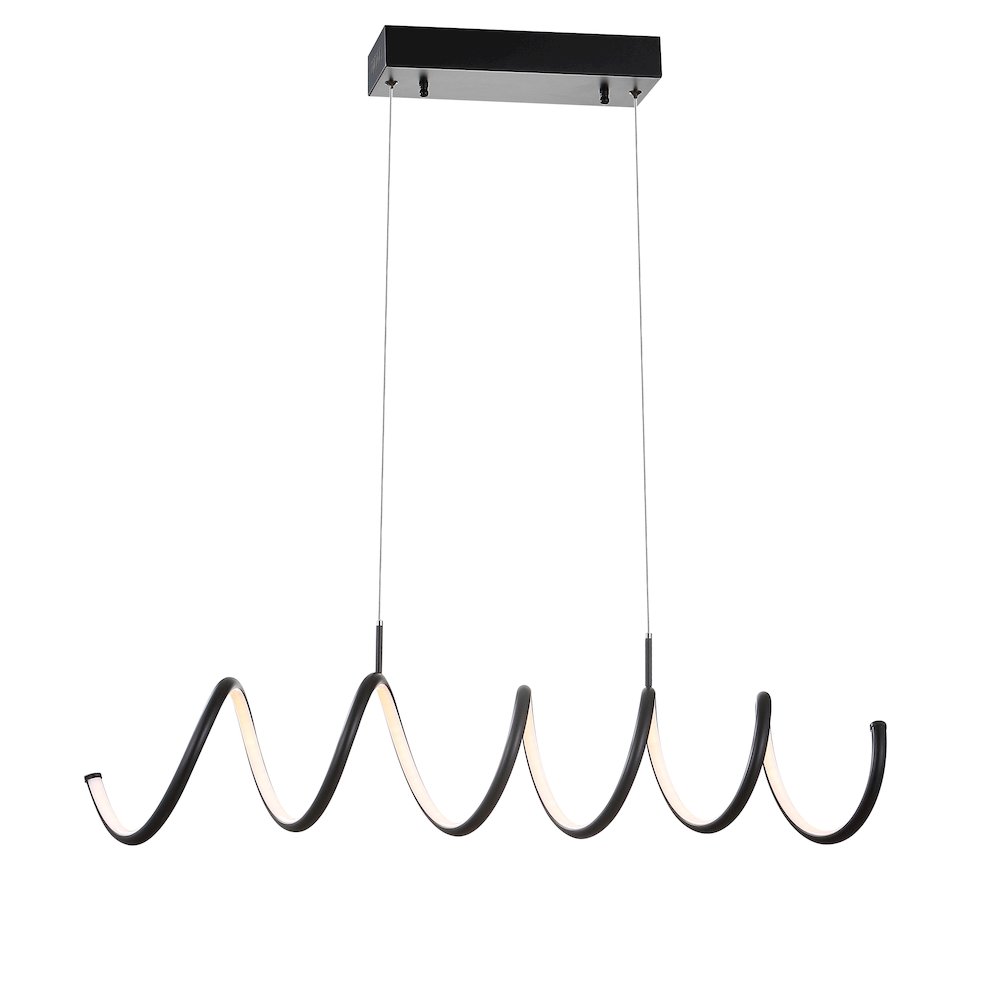 Ali Dimmable Adjustable Integrated Led Metal Linear Pendant. Picture 1