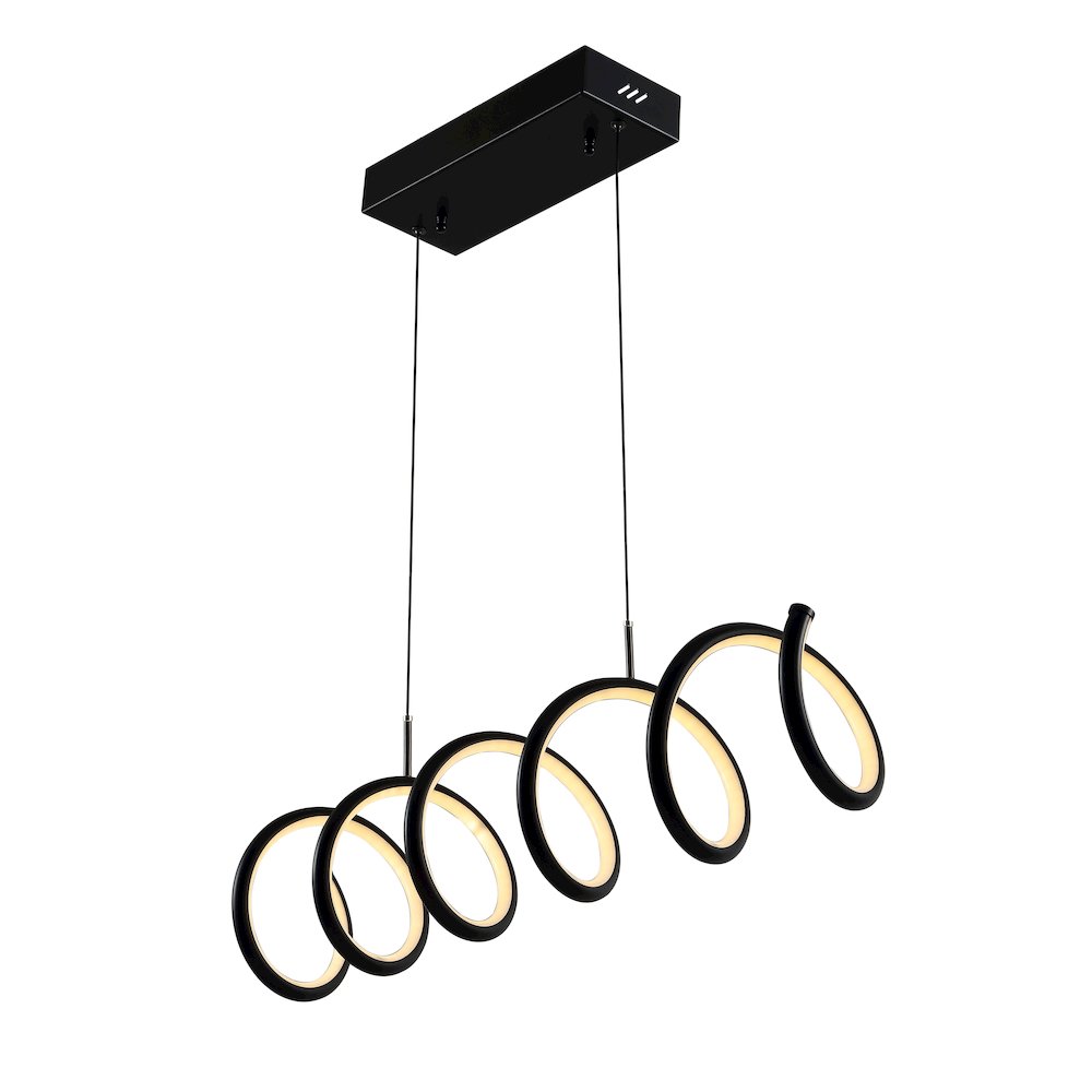 Ali Dimmable Adjustable Integrated Led Metal Linear Pendant. Picture 7