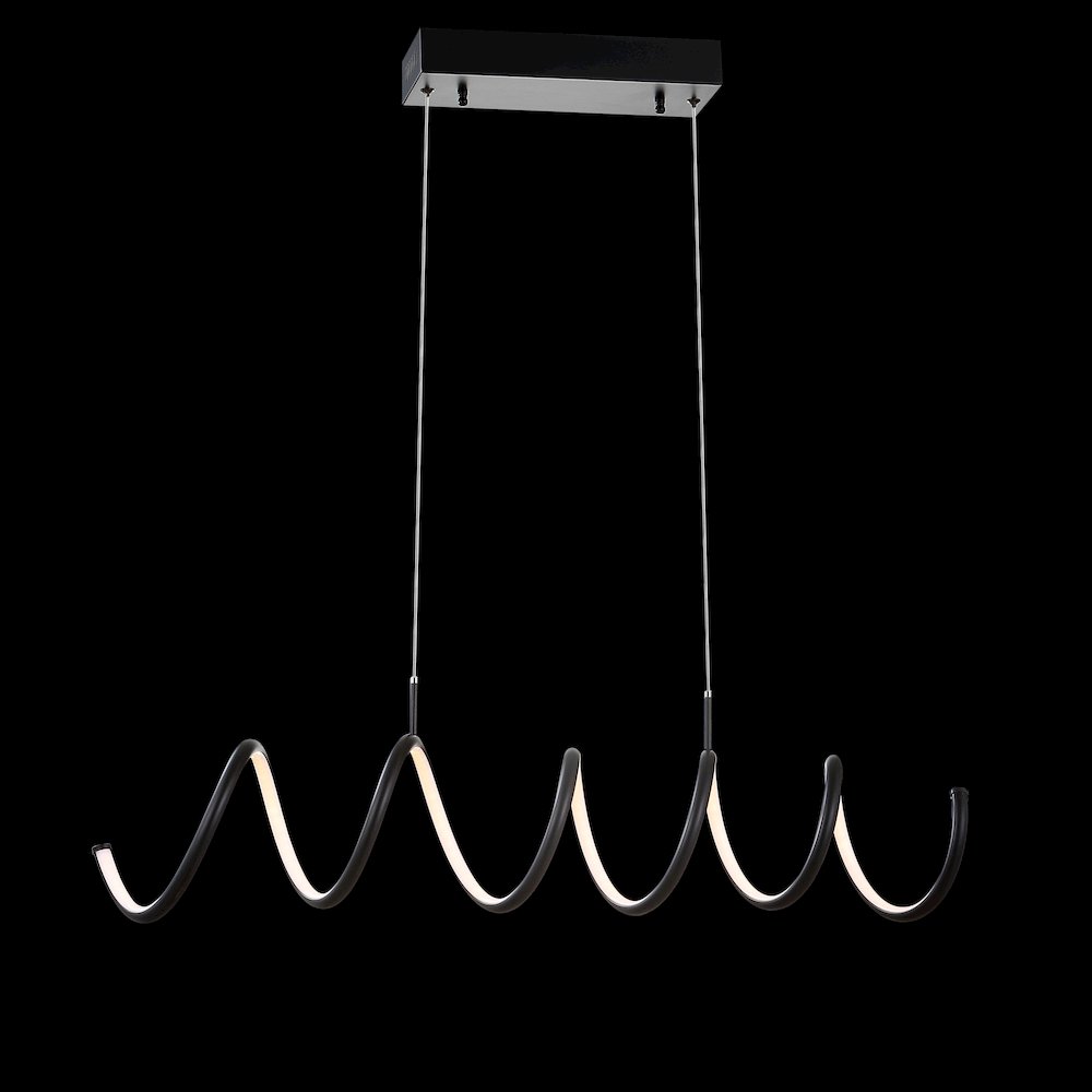 Ali Dimmable Adjustable Integrated Led Metal Linear Pendant. Picture 3