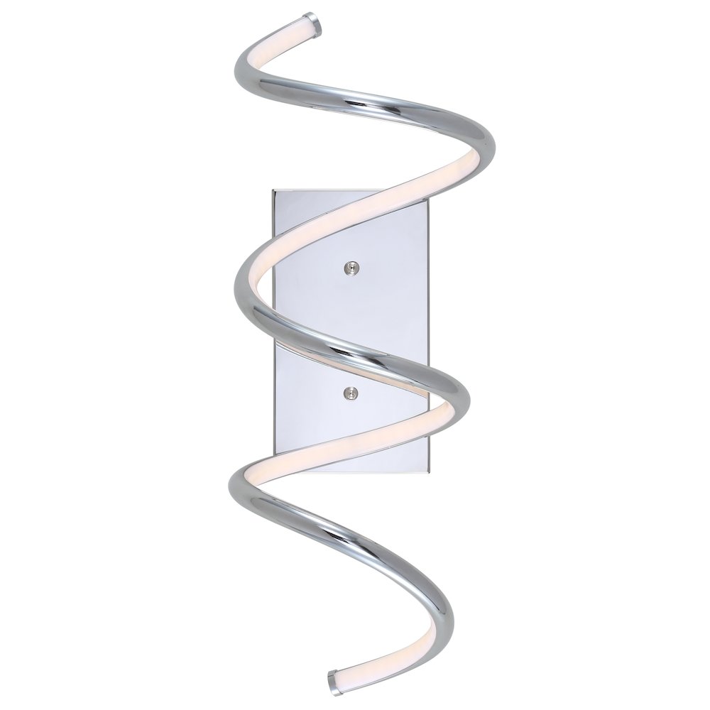 Scribble Modern Metal Integrated Led Vanity Light Sconce. Picture 1