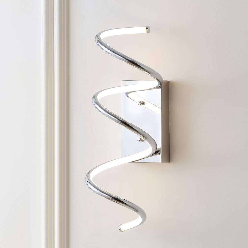 Scribble Modern Metal Integrated Led Vanity Light Sconce. Picture 10