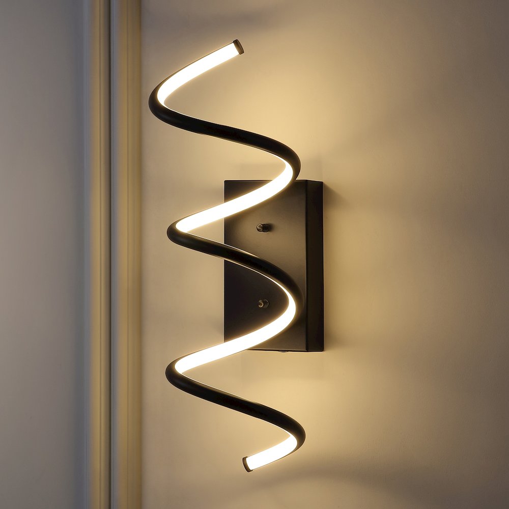 Scribble Modern Metal Integrated Led Vanity Light Sconce. Picture 11