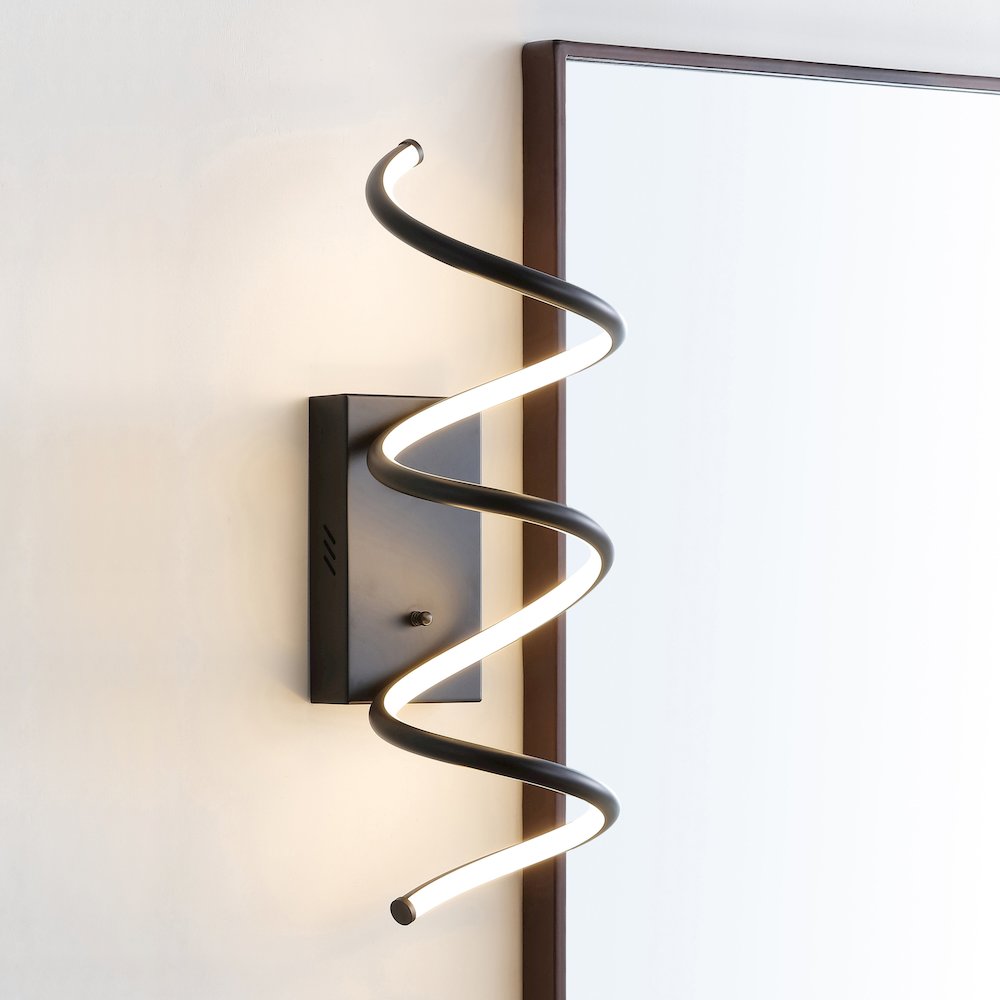 Scribble Modern Metal Integrated Led Vanity Light Sconce. Picture 12