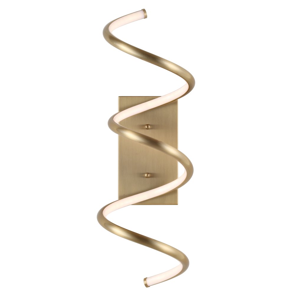 Scribble Modern Metal Integrated Led Vanity Light Sconce. Picture 1