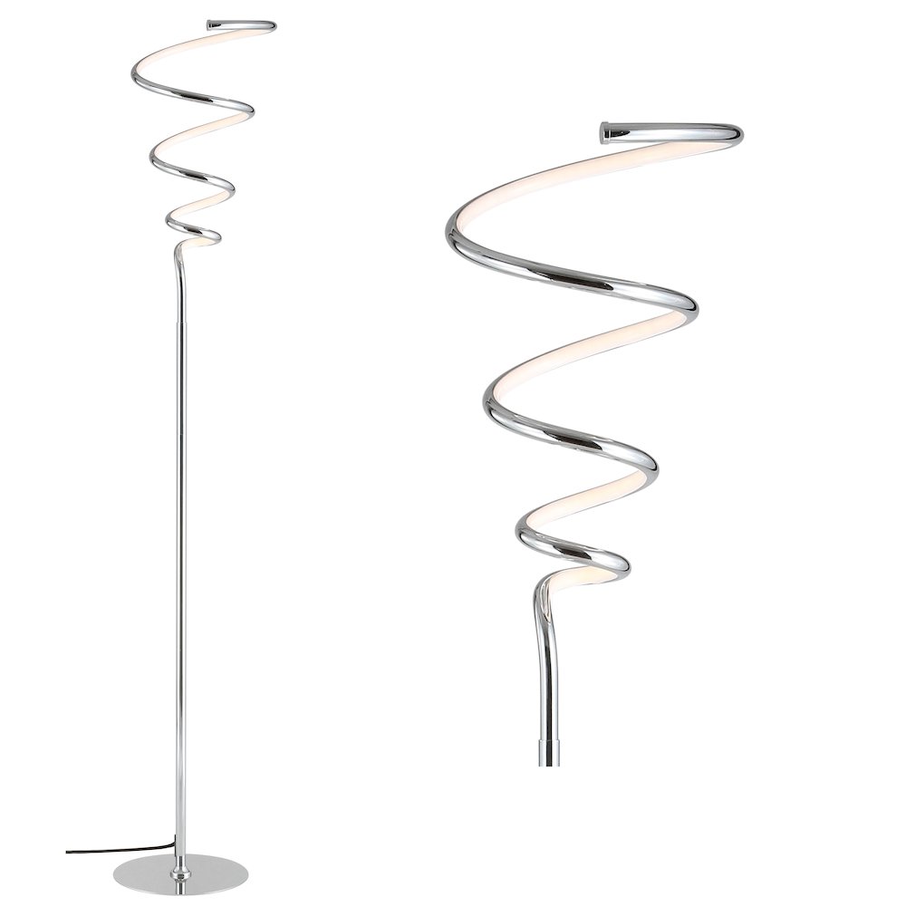 Scribble Modern Dimmable Metal Integrated Led Floor Lamp. Picture 1