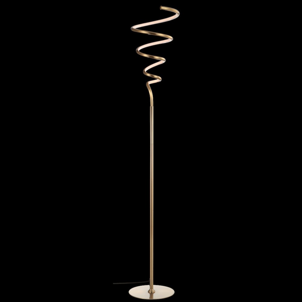 Scribble Modern Dimmable Metal Integrated Led Floor Lamp. Picture 3