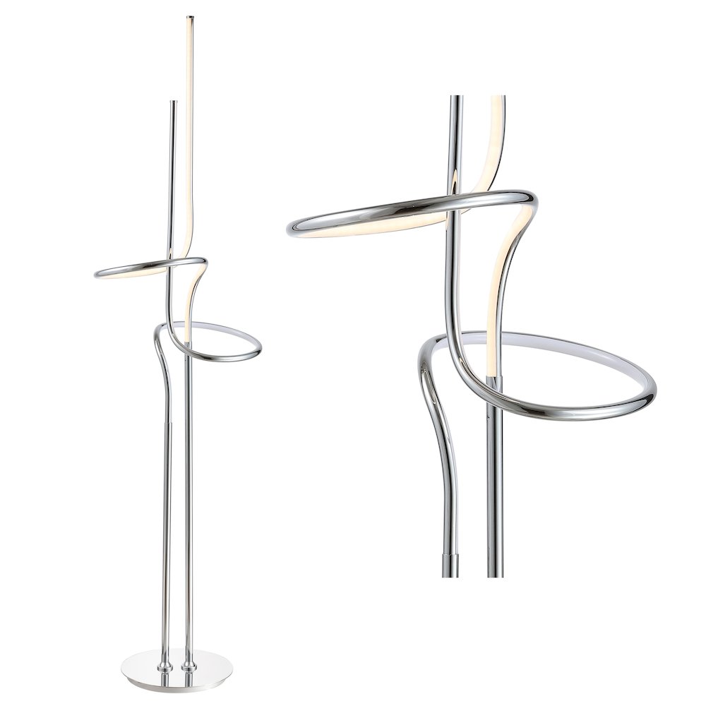 Sketch Minimalist Dimmable Metal Integrated Led Floor Lamp. Picture 1