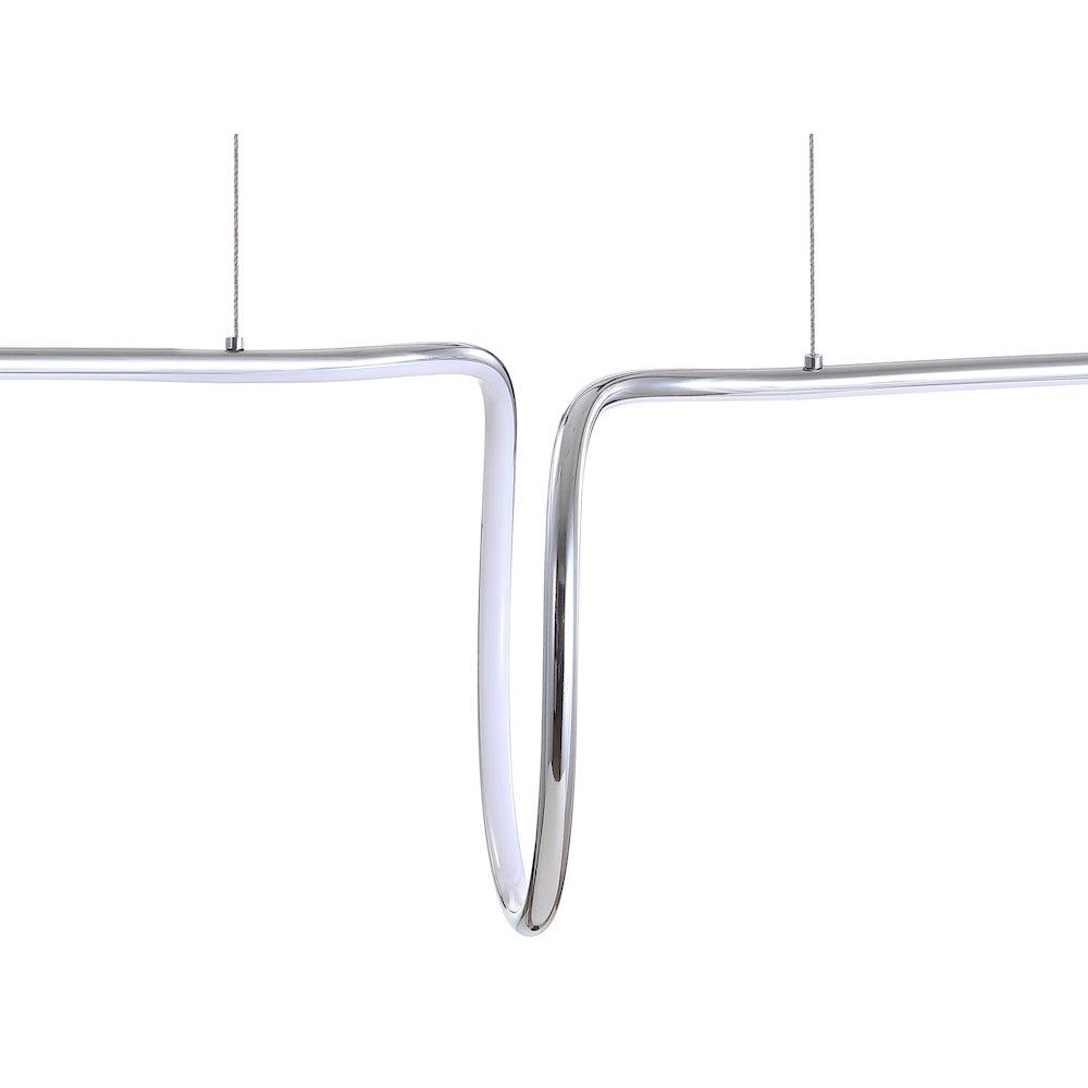 Ali Dimmable Adjustable Integrated Led Metal Linear Pendant. Picture 5