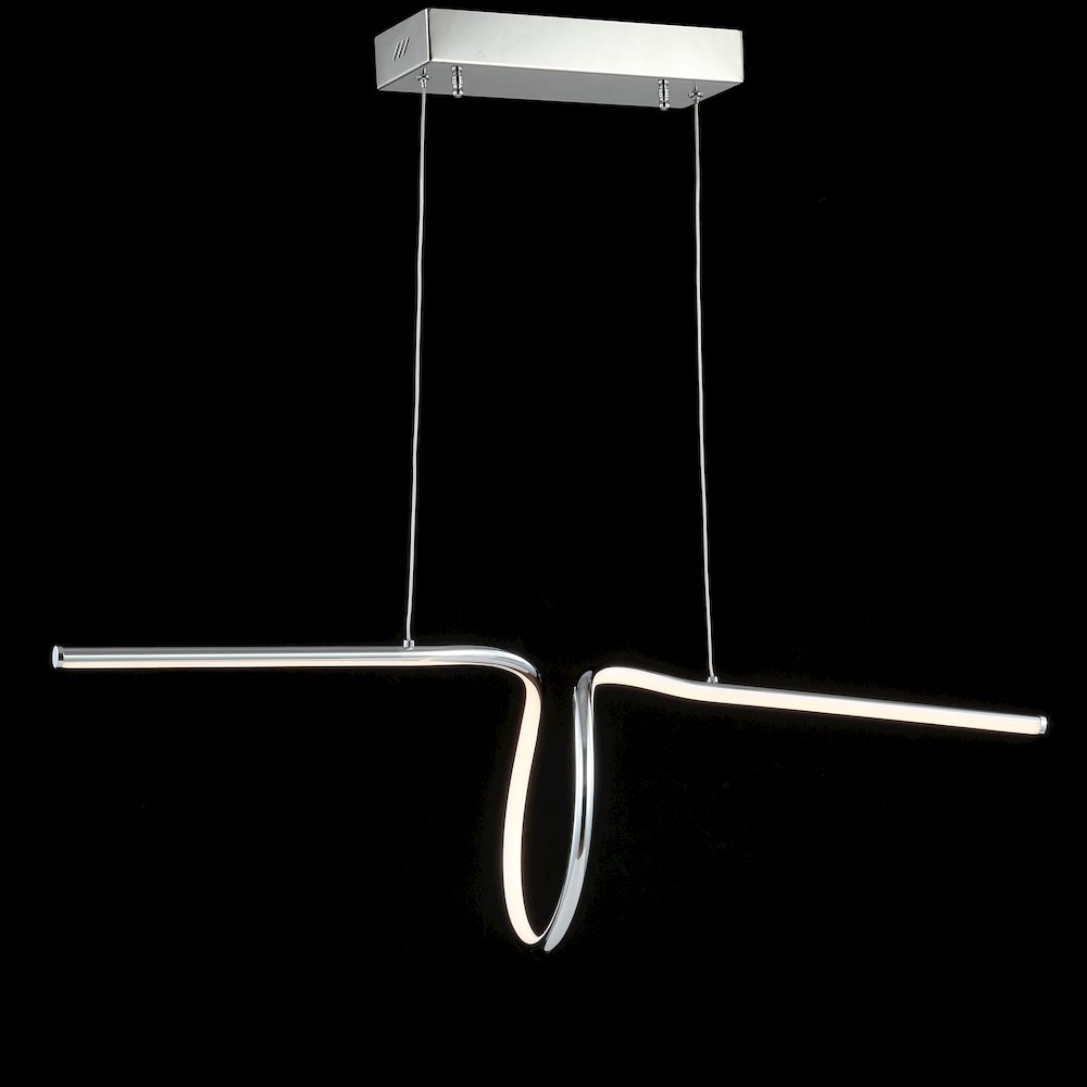 Ali Dimmable Adjustable Integrated Led Metal Linear Pendant. Picture 3