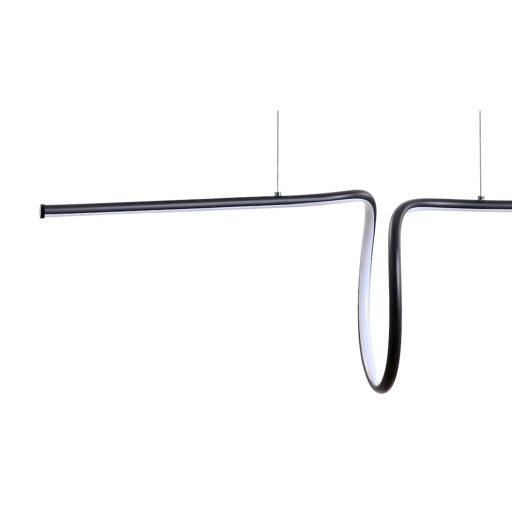 Ali Dimmable Adjustable Integrated Led Metal Linear Pendant. Picture 5