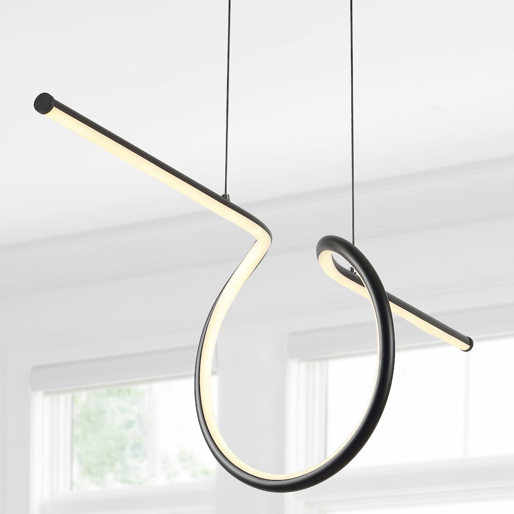 Ali Dimmable Adjustable Integrated Led Metal Linear Pendant. Picture 10