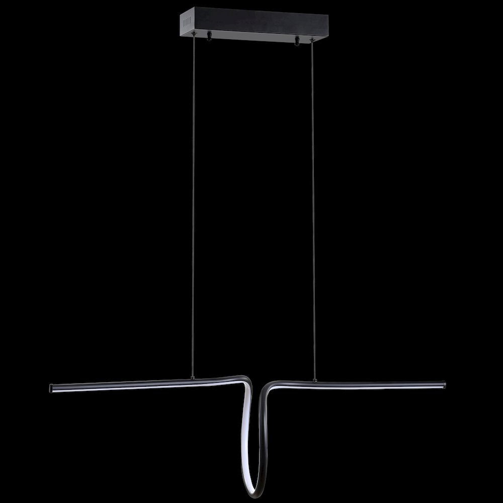 Ali Dimmable Adjustable Integrated Led Metal Linear Pendant. Picture 4
