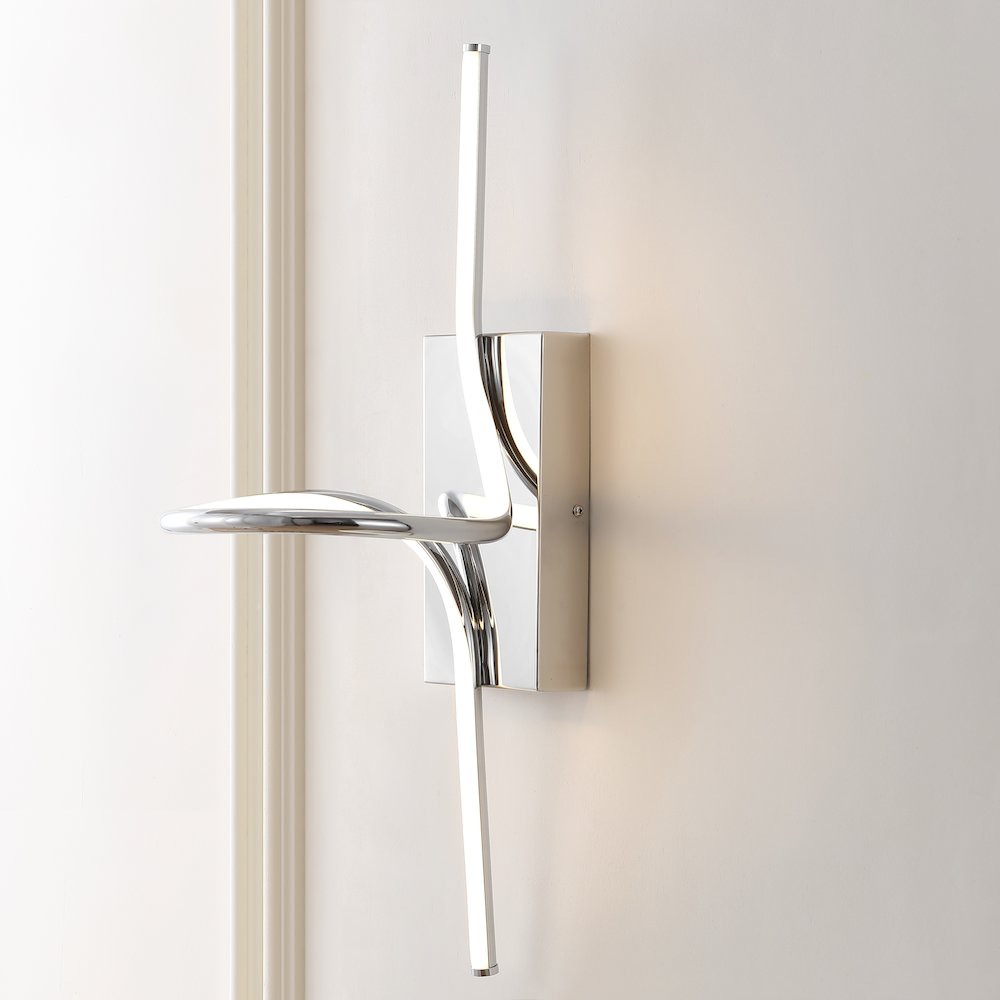 Sketch Minimalist Metal Integrated Led Vanity Light Sconce. Picture 7