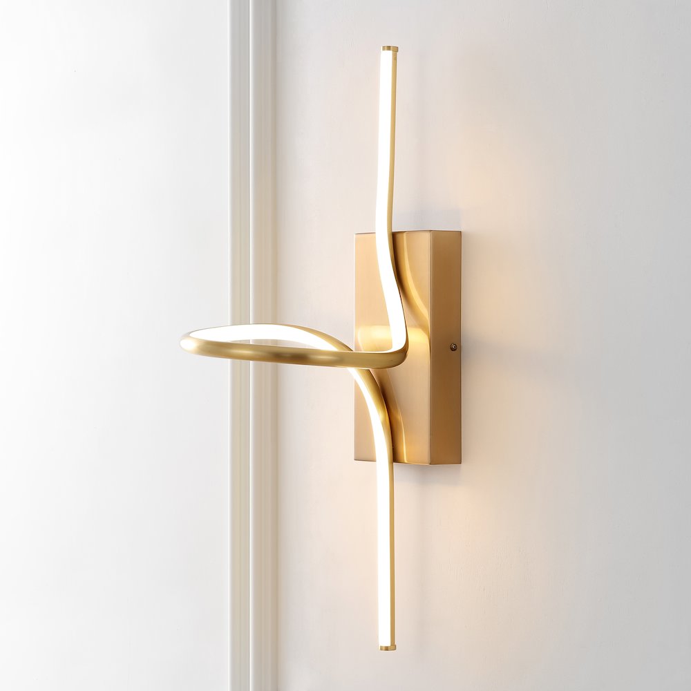 Sketch Minimalist Metal Integrated Led Vanity Light Sconce. Picture 6