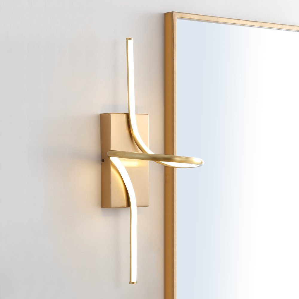 Sketch Minimalist Metal Integrated Led Vanity Light Sconce. Picture 8