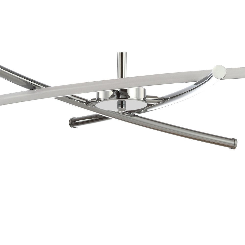 Crucis Modern Metal Integrated Led Semi Flush Mount. Picture 5