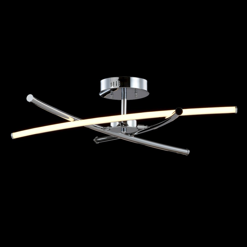 Crucis Modern Metal Integrated Led Semi Flush Mount. Picture 3
