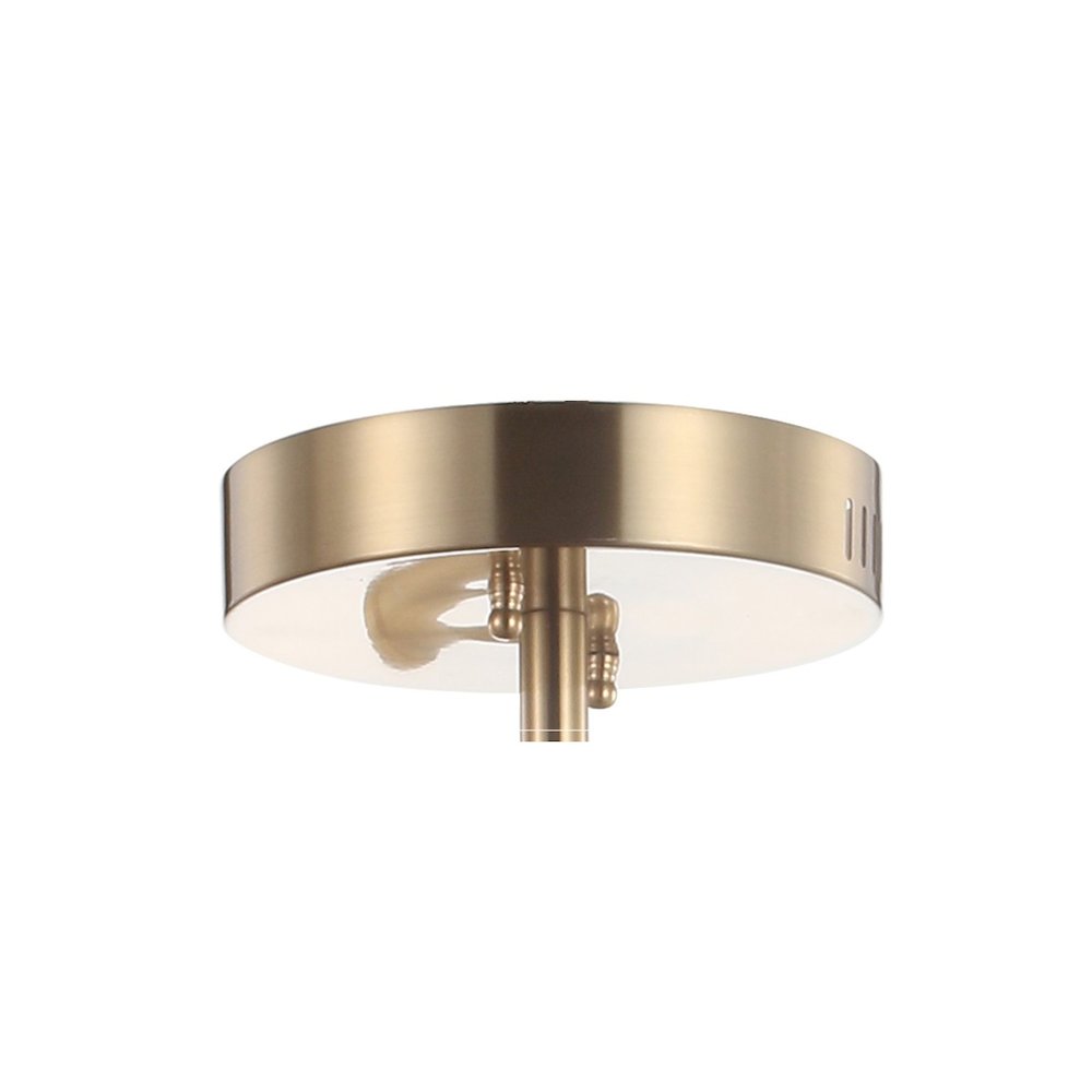 Crucis Modern Metal Integrated Led Semi Flush Mount. Picture 6