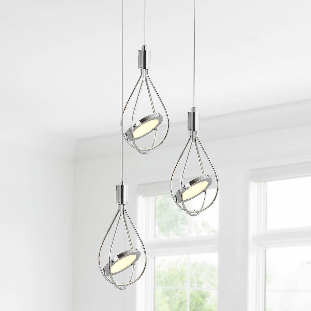 Orion Adjustable Modern Integrated Cluster Led Metal Pendant. Picture 11