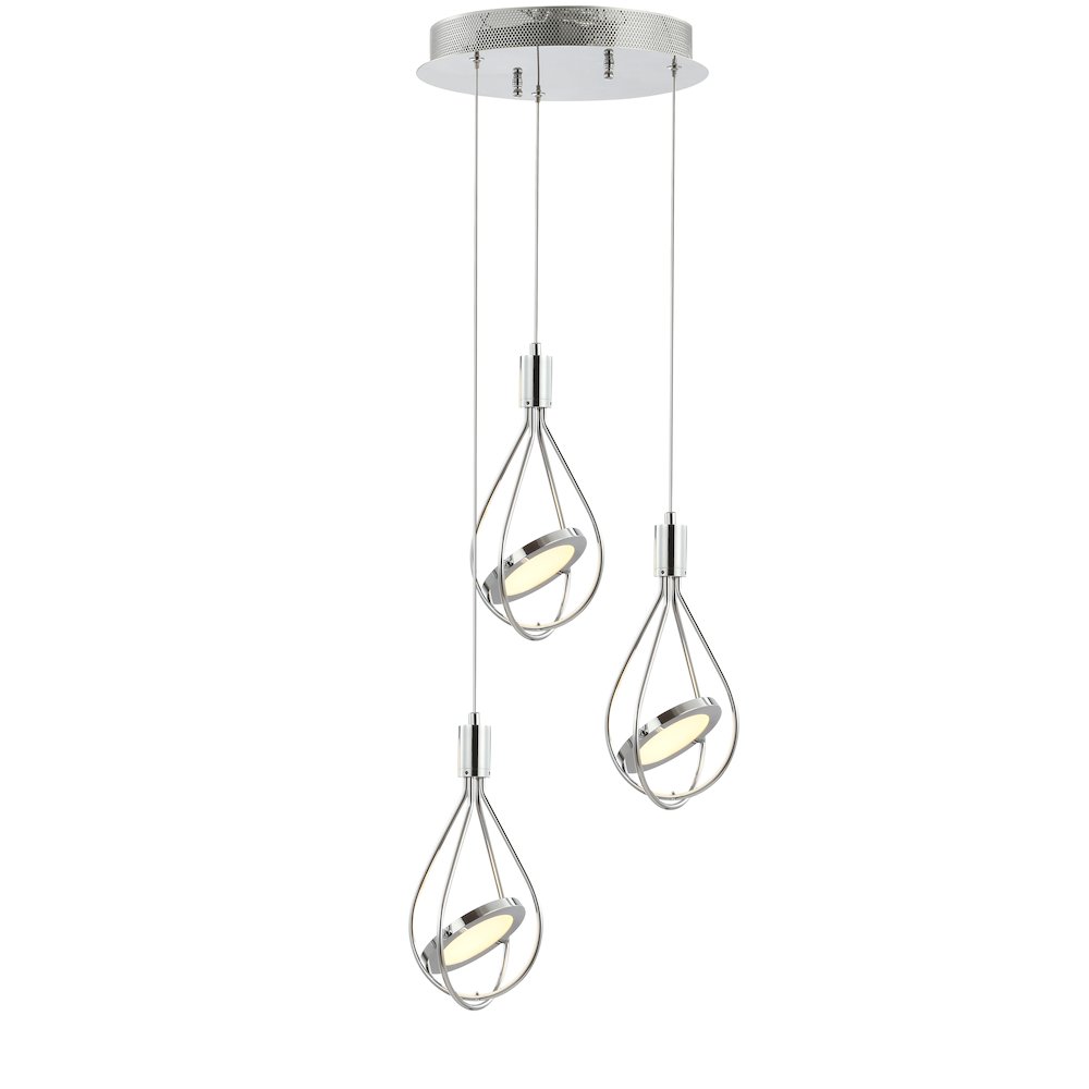 Orion Adjustable Modern Integrated Cluster Led Metal Pendant. Picture 1