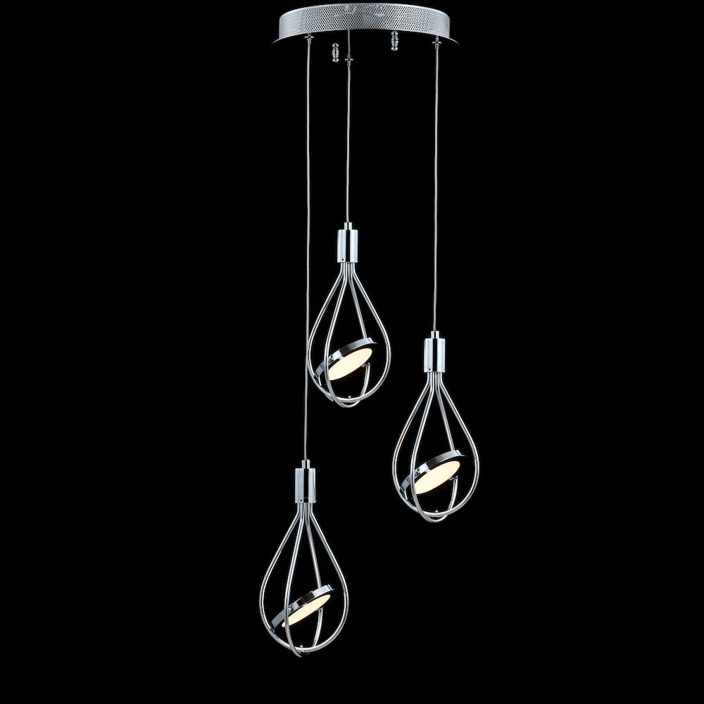 Orion Adjustable Modern Integrated Cluster Led Metal Pendant. Picture 3