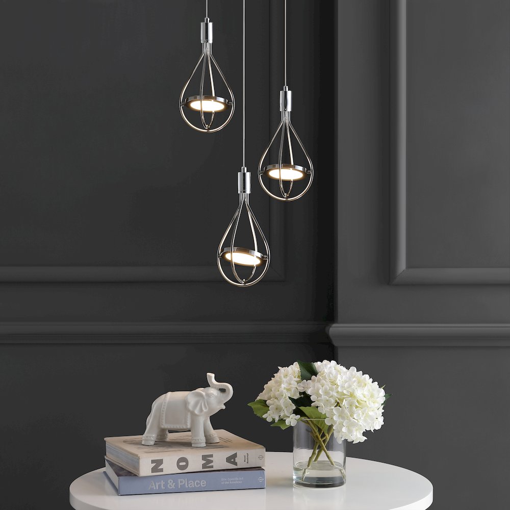 Orion Adjustable Modern Integrated Cluster Led Metal Pendant. Picture 7