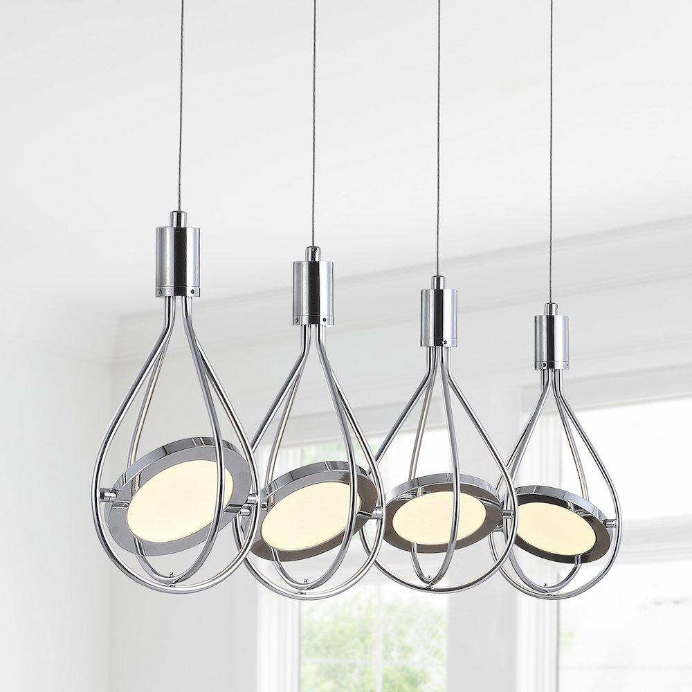 Orion Adjustable Modern Integrated Cluster Led Metal Pendant. Picture 13