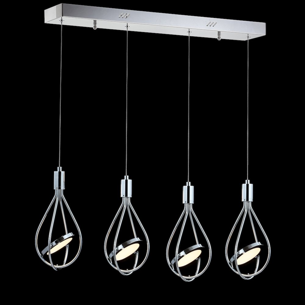 Orion Adjustable Modern Integrated Cluster Led Metal Pendant. Picture 3