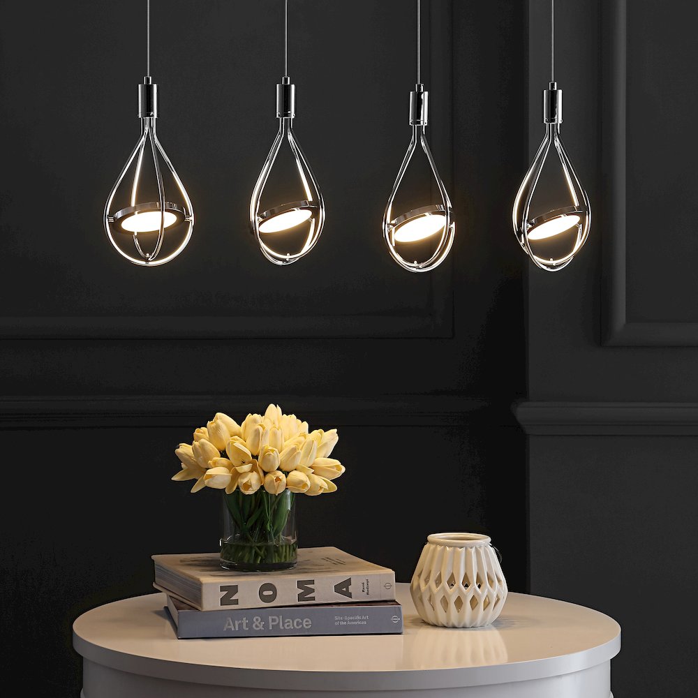 Orion Adjustable Modern Integrated Cluster Led Metal Pendant. Picture 10