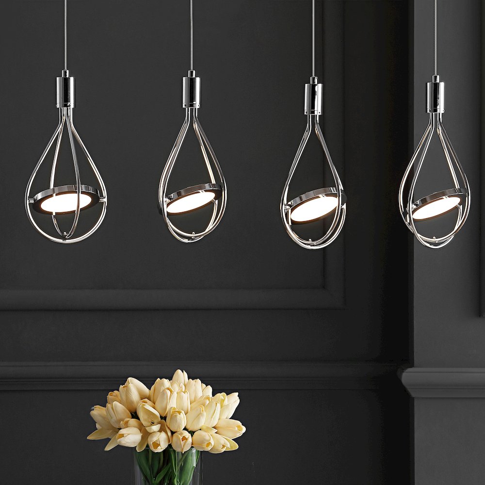 Orion Adjustable Modern Integrated Cluster Led Metal Pendant. Picture 7